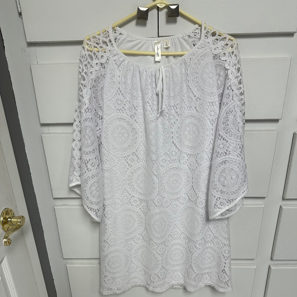White Lace Dress - LG
